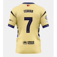 Barcelona Ferran Torres #7 Fotballklær Bortedrakt 2025-26 Kortermet